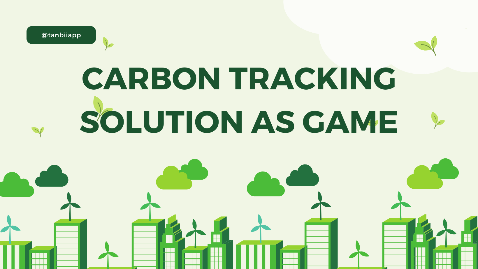 Carbon Tracking Solution as Game